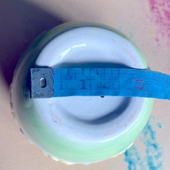 Vintage Sunflowers Design Sugar Bowl or Vase Small Size Beautiful Home Addition! - Picture 7 of 8